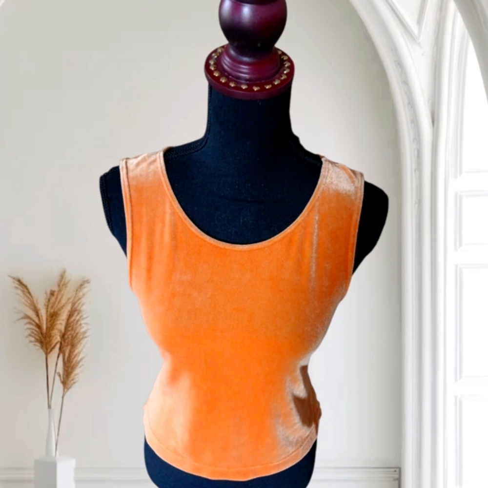 Velvet Belly Button Length Top. NEW. Beautiful. Size M.